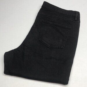 LIKE NEW R JEANS THE SUPER HIGH-RISE CROP BLACK JEANS 18/34x26 ⭐️